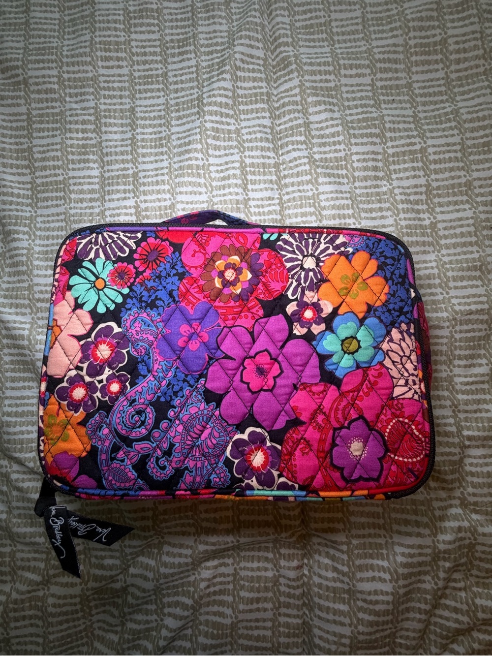 Vera Bradley Floral Fiesta Travel Cosmetic Bag